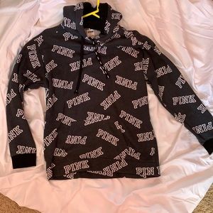 Victoria’s Secret pink hoodie with sherpa hood